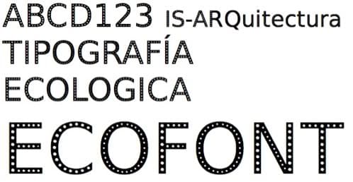 Tipografia_ecofont