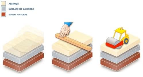 Pavimento Ecologico Para Exteriores Con Un Acabado Natural Aripaq