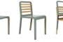 Twin Chairs: sillas apilables y diferentes