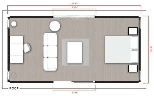 plano de planta 12x25uc_Modern_Cabana