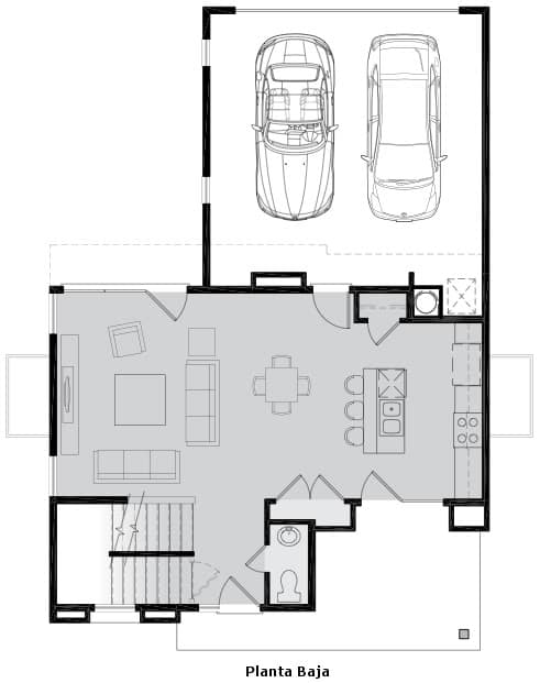 casa-verde-solaris-7 plano de la planta baja