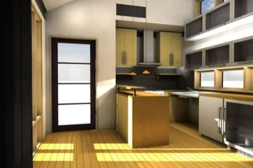 render interior de la casa