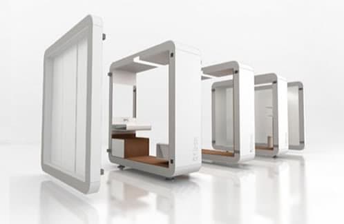 cuarto de baño modular de Yonoh