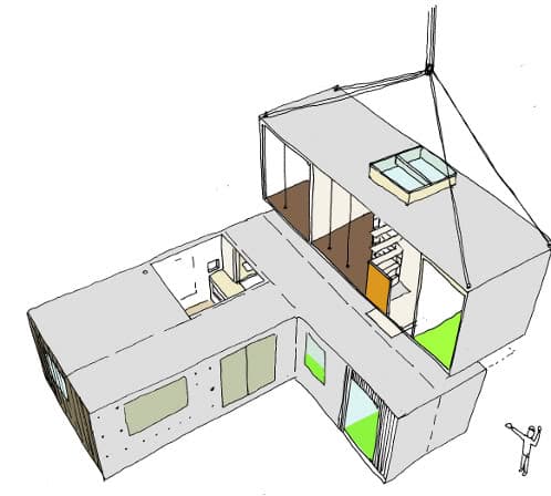 nottingham-house esquema modular prefabricado