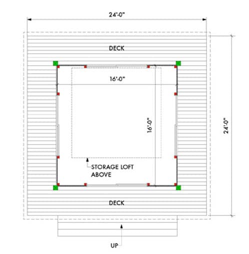 plano casa pequeña p-pod