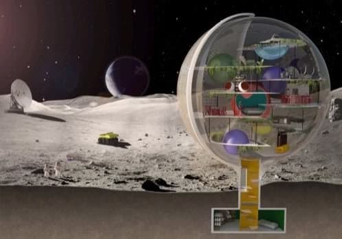 proyecto de casa en la Luna