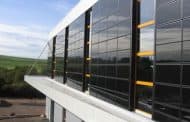 Sulfurcell: fachada ventilada con módulos solares