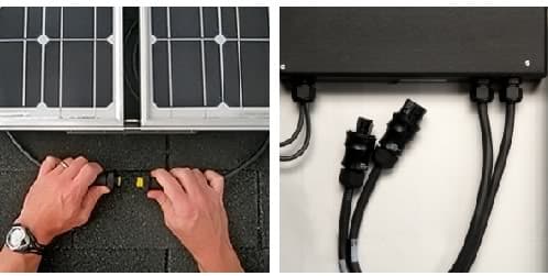 modulos-fotovoltaicos con micro inversores plug-and-play