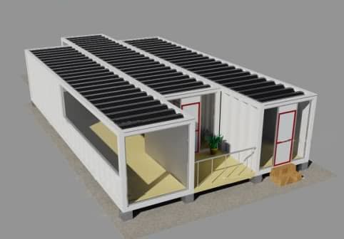 ecogaria casa solar con contenedores