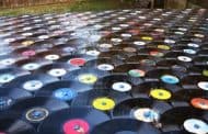 Una forma de reciclar los discos de vinilo