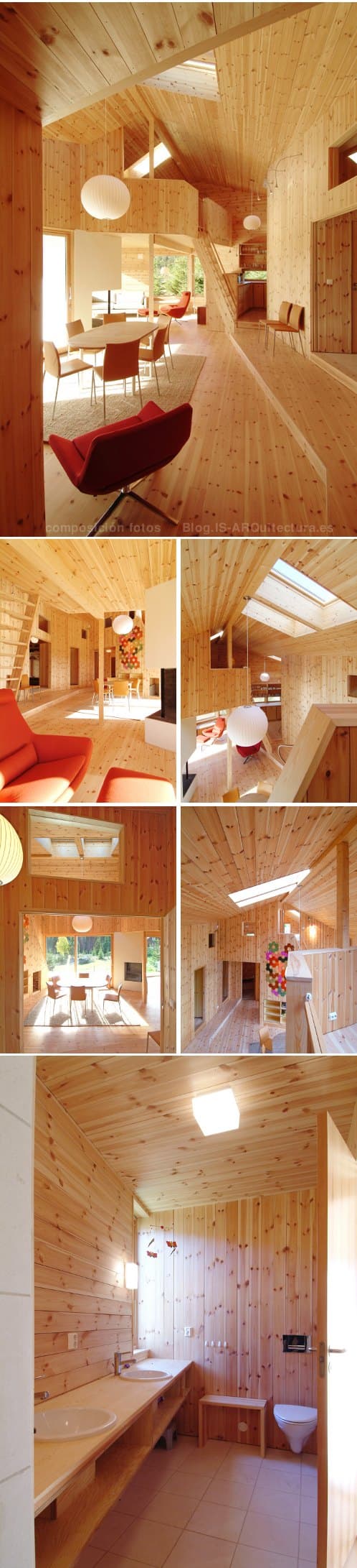 nordmarka-cabaña-madera-noruega fotos del interior