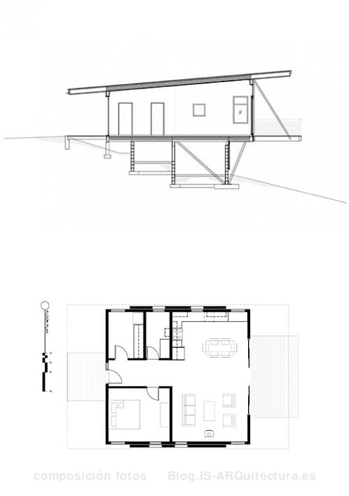 planos-cabana-madera-y-hormigon