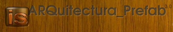 Logotipo de IS-ARQuitectura_Prefab. Blog de arquitectura prefabricada