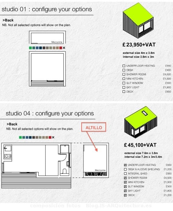 studio-prefabricado-altillo-Mono-pitch-Ecospace