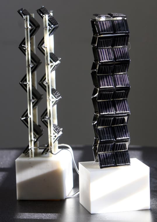 Torre 3D de instalacion fotovoltaica del MIT