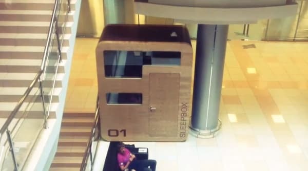 SleepBox en el aeropuerto de Moscú