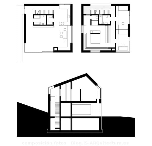 planos-planta-y-seccion-casa-11x11