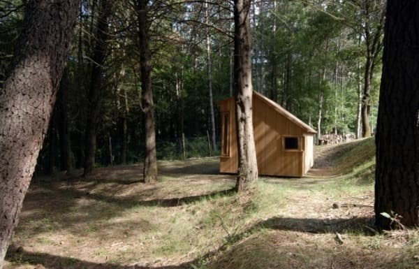 Casa Miedi, refugio de madera de alerce