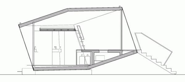 plano-seccion-Hypercubus-habitacion-hotel-prefabricada