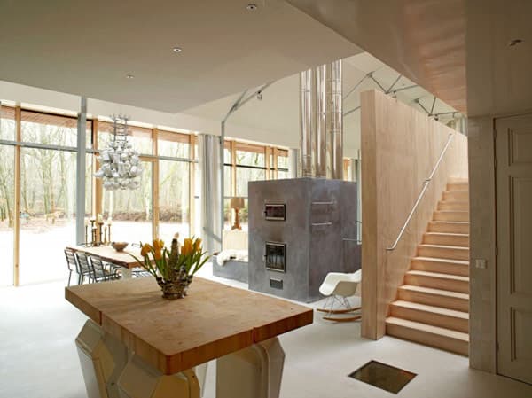interior-casa-Dutch_Mountain, vista desde la cocina