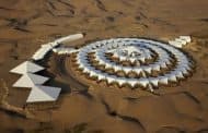 Hotel Lotus: estructuras prefabricadas para el desierto