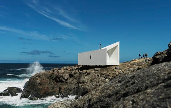 Squish Studio refugio isla de Fogo, vista exterior lateral