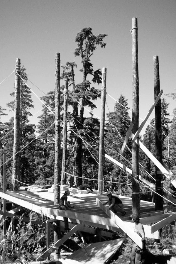 Cabaña-Alpina-madera-estructura