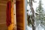 Cabaña-Alpina-madera-tronco-soporte