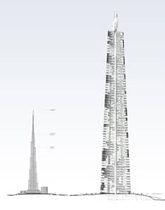 torre-Launchspire-comparada-Burj_Khalifa