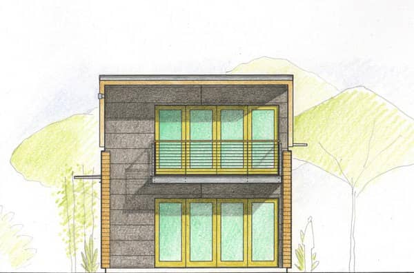 fachada-lateral-casa-prefabricada-LoftBox