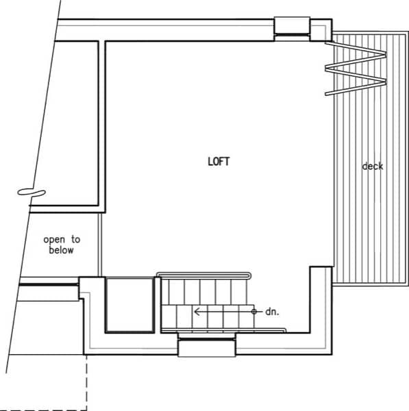 plano-planta-altillo-casa-prefabricada-LoftBox