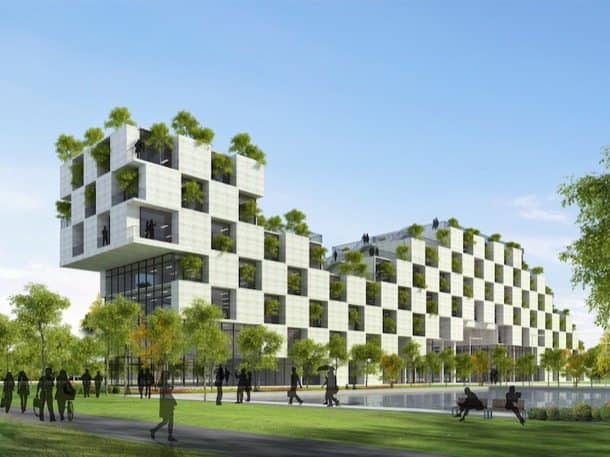 arquitectura con arboles Universidad FPT