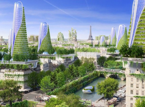 Smart-City-2050-Paris arquitectura ecológica de VincentCallebaut