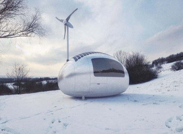 Ecocapsule casa mínima prefabricada