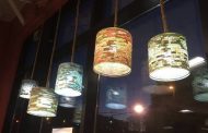 Lámparas artesanales a partir de filtros de café reciclados