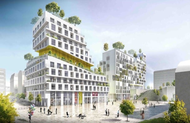 bloques de apartamentos ZAC Rive Gauche