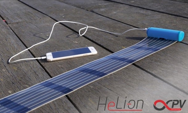 HeLi-on cargador lámina solar