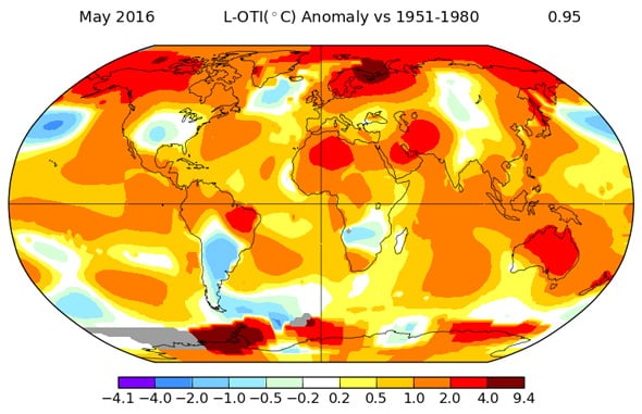 mapa reparto registro temperaturas mayo 2016