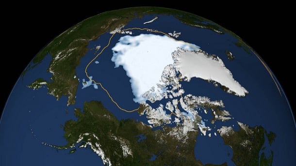 masa hielo Ártico