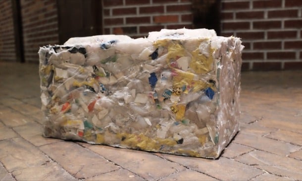 ByFusion bloques de plástico reciclado
