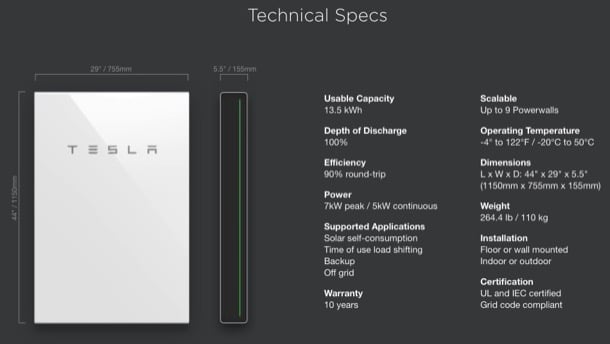 batería-solar-Tesla-Powerwall2-caracteristicas