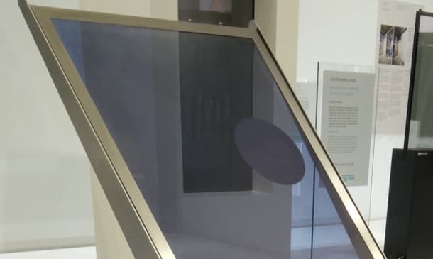 vidrio electrocrómico de varios colore