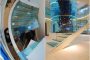 escalera helicoidal de vidrio Julian Hunter Architects