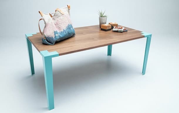 mesa Soapbox madera acero