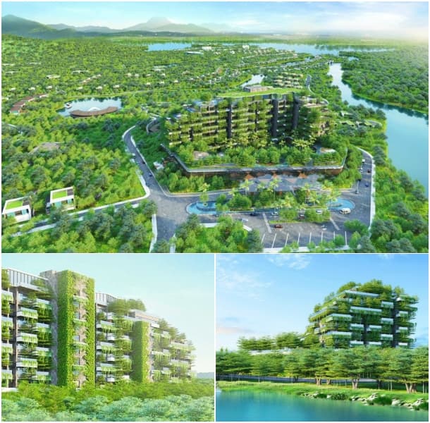Forest in the Sky bloque pisos certificado verde EDGE Vietnam