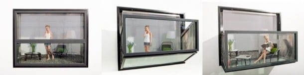 Bloomframe ventana que se convierte en balcón