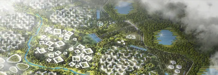 THE PARKS vista aerea plan