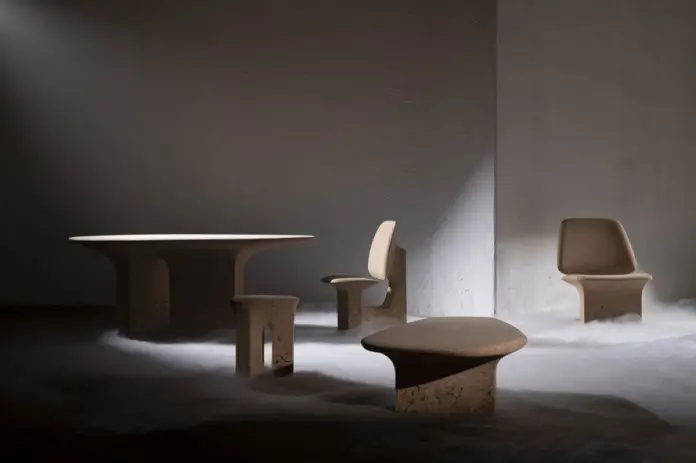 muebles de corcho Burnt Cork