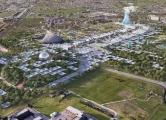 vista aérea Expo 2030 Roma