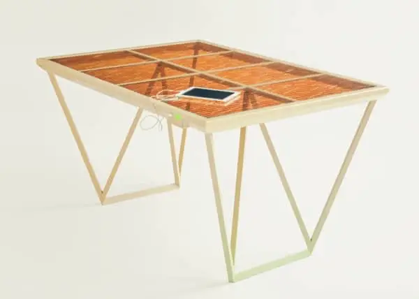 Current Table mesa solar celdas graetzel